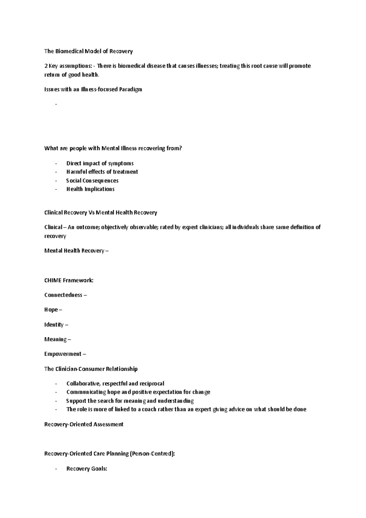 the-biomedical-model-of-recovery-issues-with-an-illness-focused