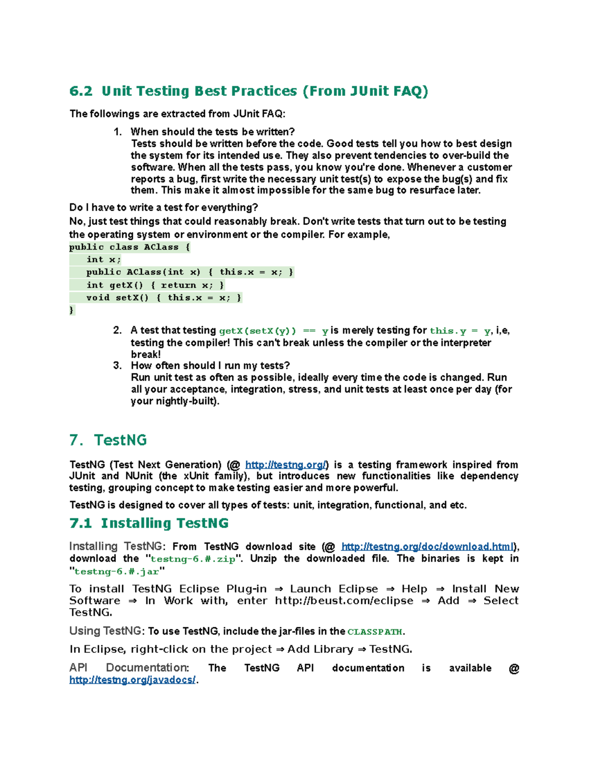 Java Programming Tutorial 101 - 6 Unit Testing Best Practices (From ...
