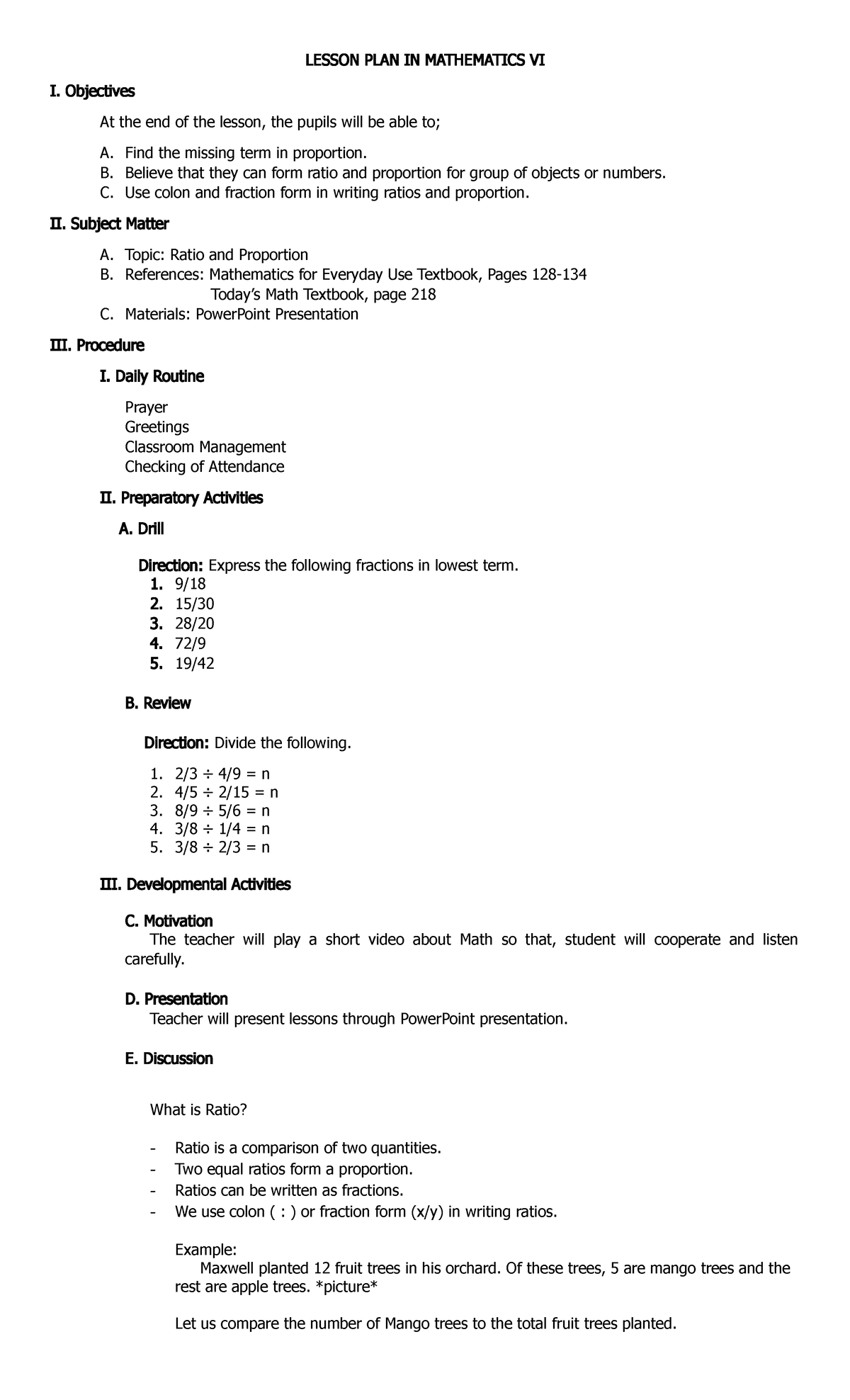 lesson-plan-in-mathematics-vi-lesson-plan-in-mathematics-vi-i