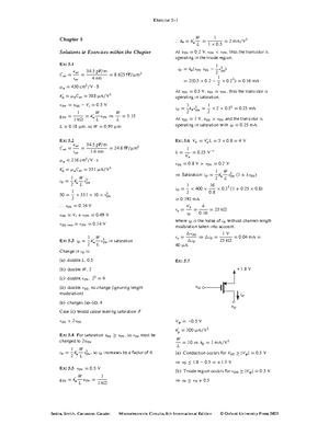 Sedra Smith 8Xe Chapter 02 Solutions - Exercise 2– Chapter 2 Solutions ...