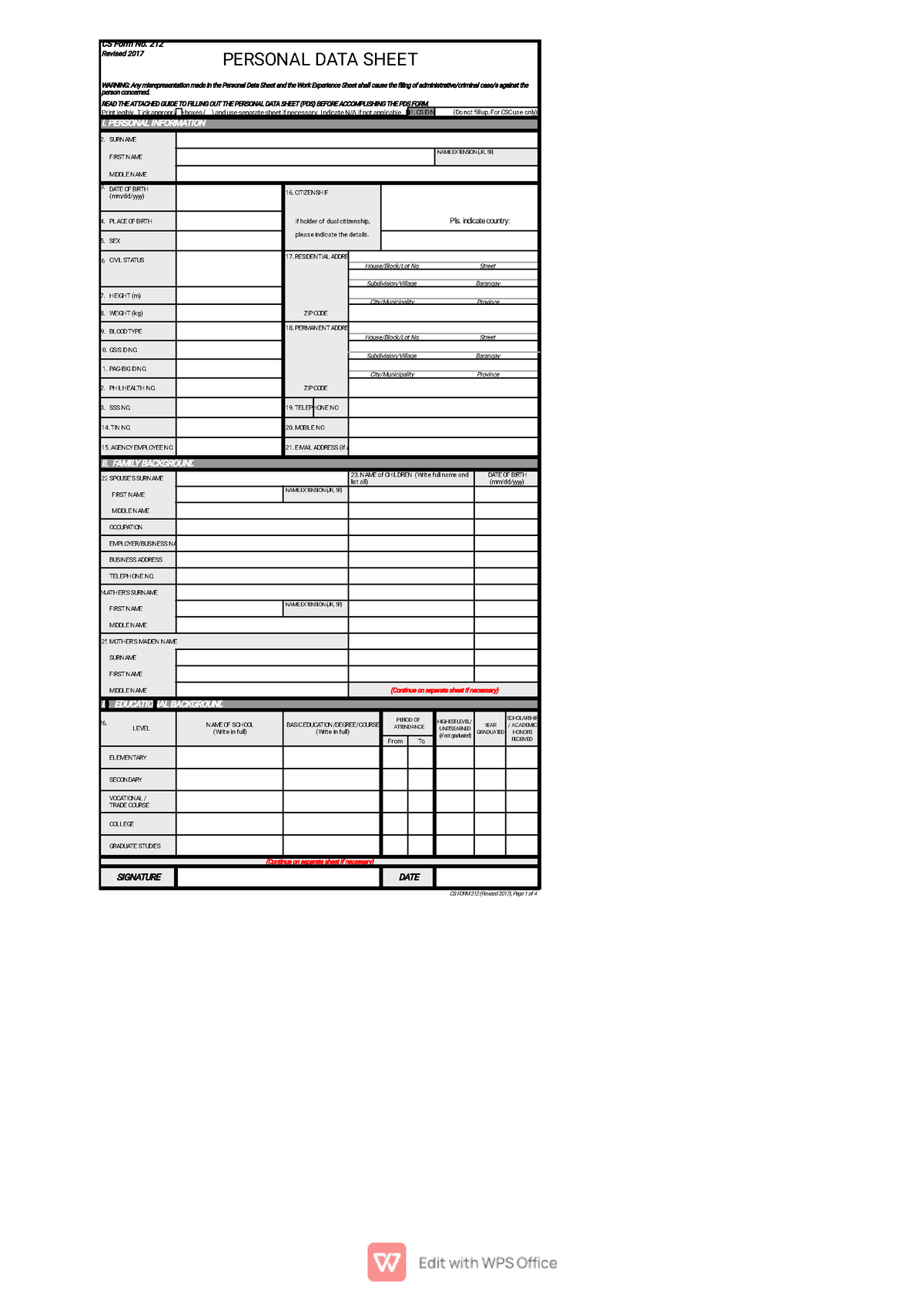 cs-form-no-212-personal-data-sheet-revised-personal-data-sheet