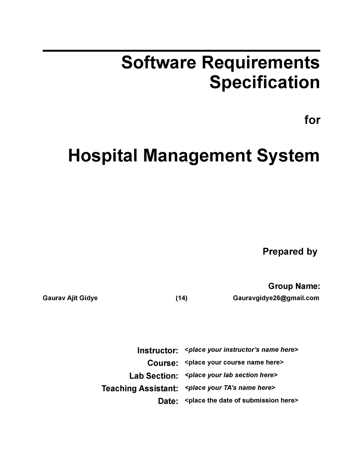 hospital management system copy assignment
