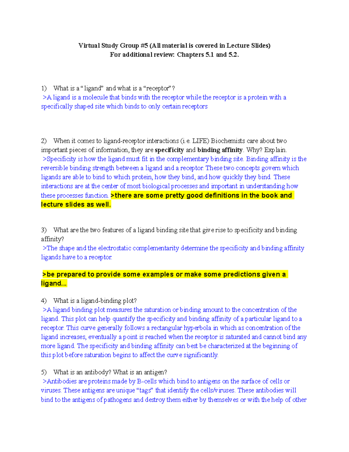 Virtual Study Group #5 - Lecture notes Lecture 10 - Virtual Study Group ...