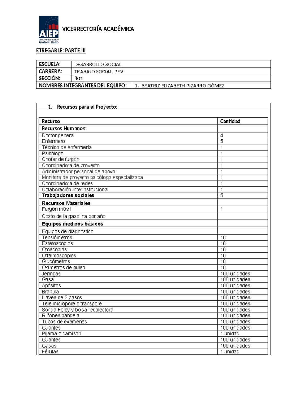 Entregable III Saludcom - ETREGABLE: PARTE III ESCUELA: DESARROLLO ...