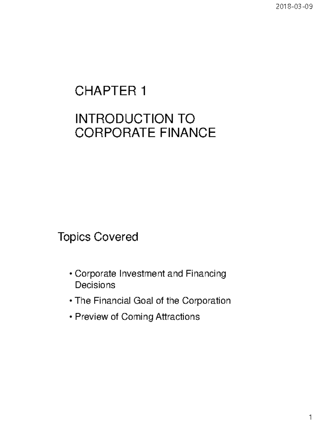 Ch 1 Lecture Note 2 on 1 page - 2018-03-09 CHAPTER 1 INTRODUCTION TO ...