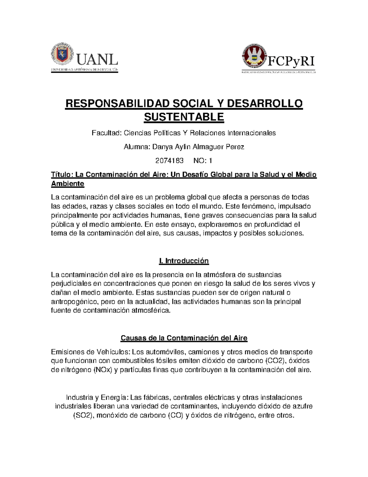 Responsabilidad Social Y Desarrollo Sustentable Responsabilidad