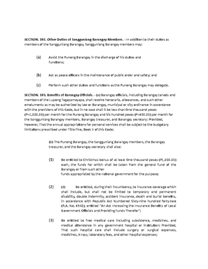 Local and Regional Governance. BOOK2. Title 1. Chapter 5 - CHAPTER 5 ...