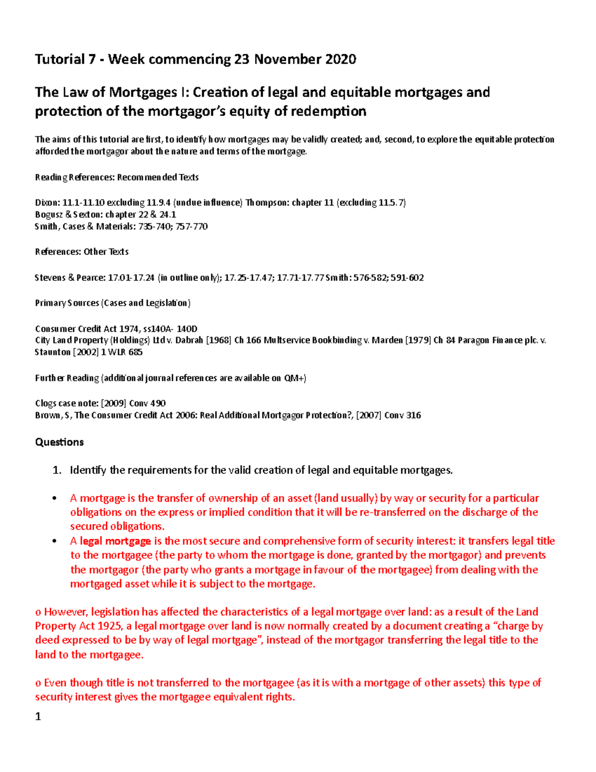 tutorial-7-the-law-of-mortgages-i-creation-of-legal-and-equitable