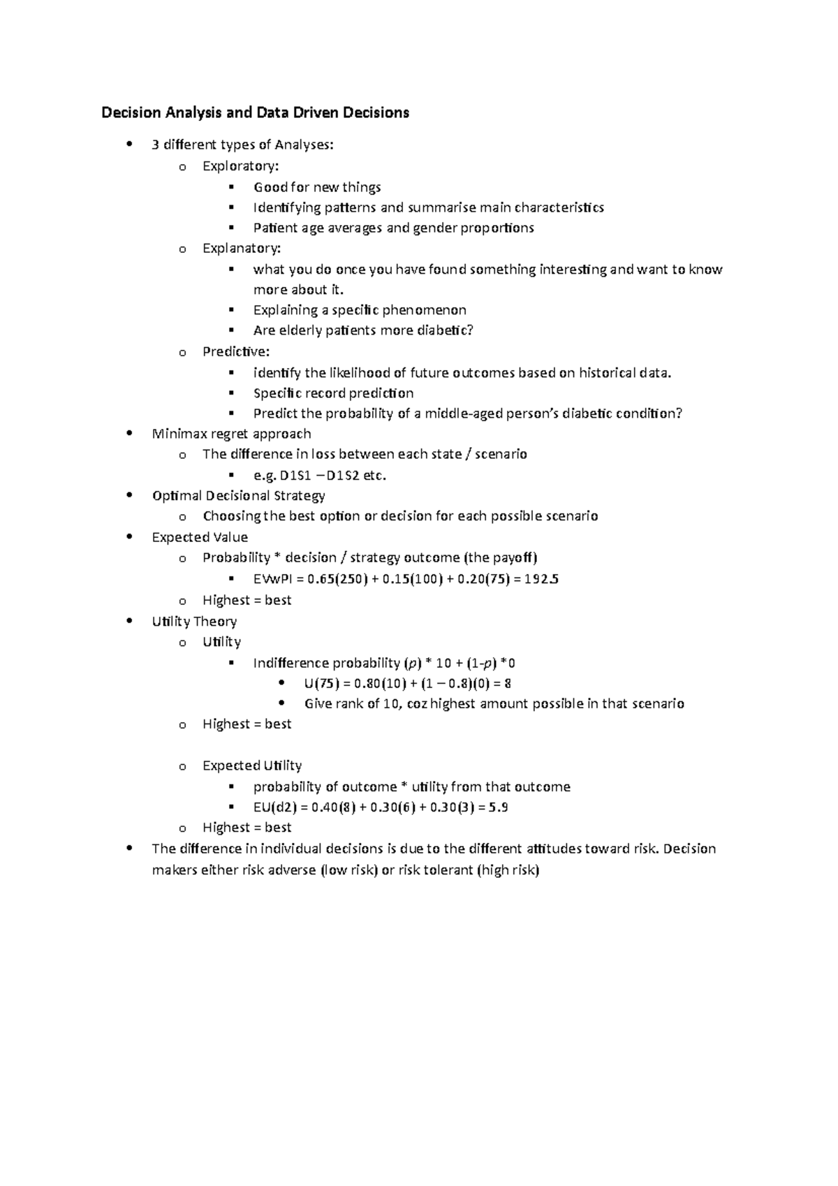 R Programming Notes Pt 2 - BUSANA7000 - Adelaide University - Studocu