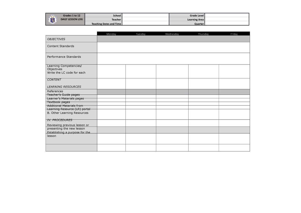 DLL Science 8 - JKJBKJNKJN - Grades 1 to 12 DAILY LESSON LOG School ...