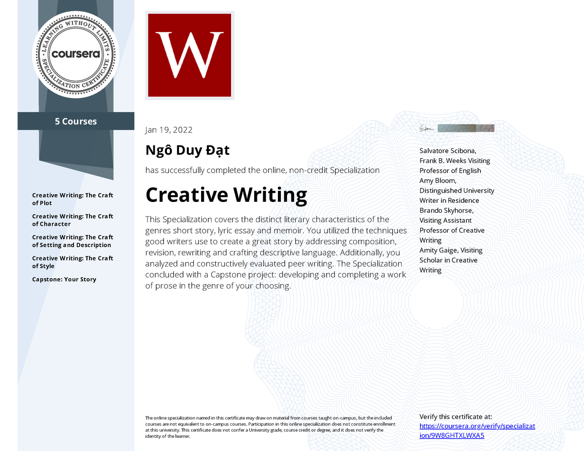 coursera free creative writing courses