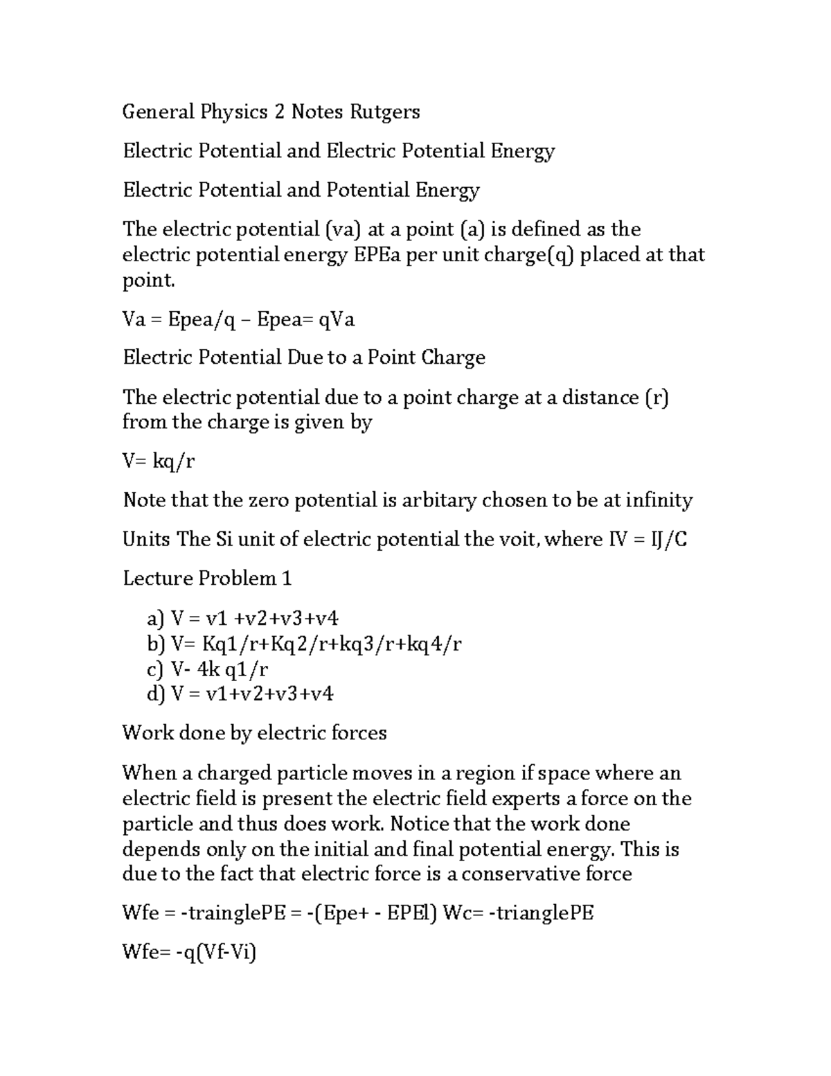 General Physics Rutgers 40 - z4jhfyd