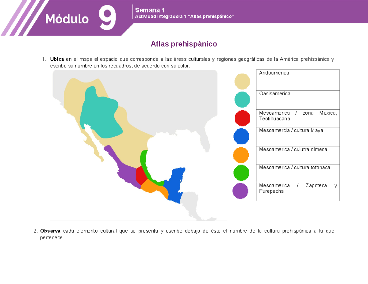 Atlas Prehispanico M09S1AI1 - Actividad Integradora 1 “Atlas ...