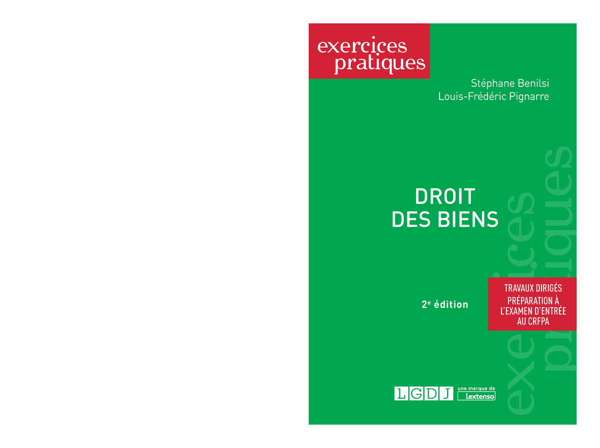 sujet dissertation droit des biens