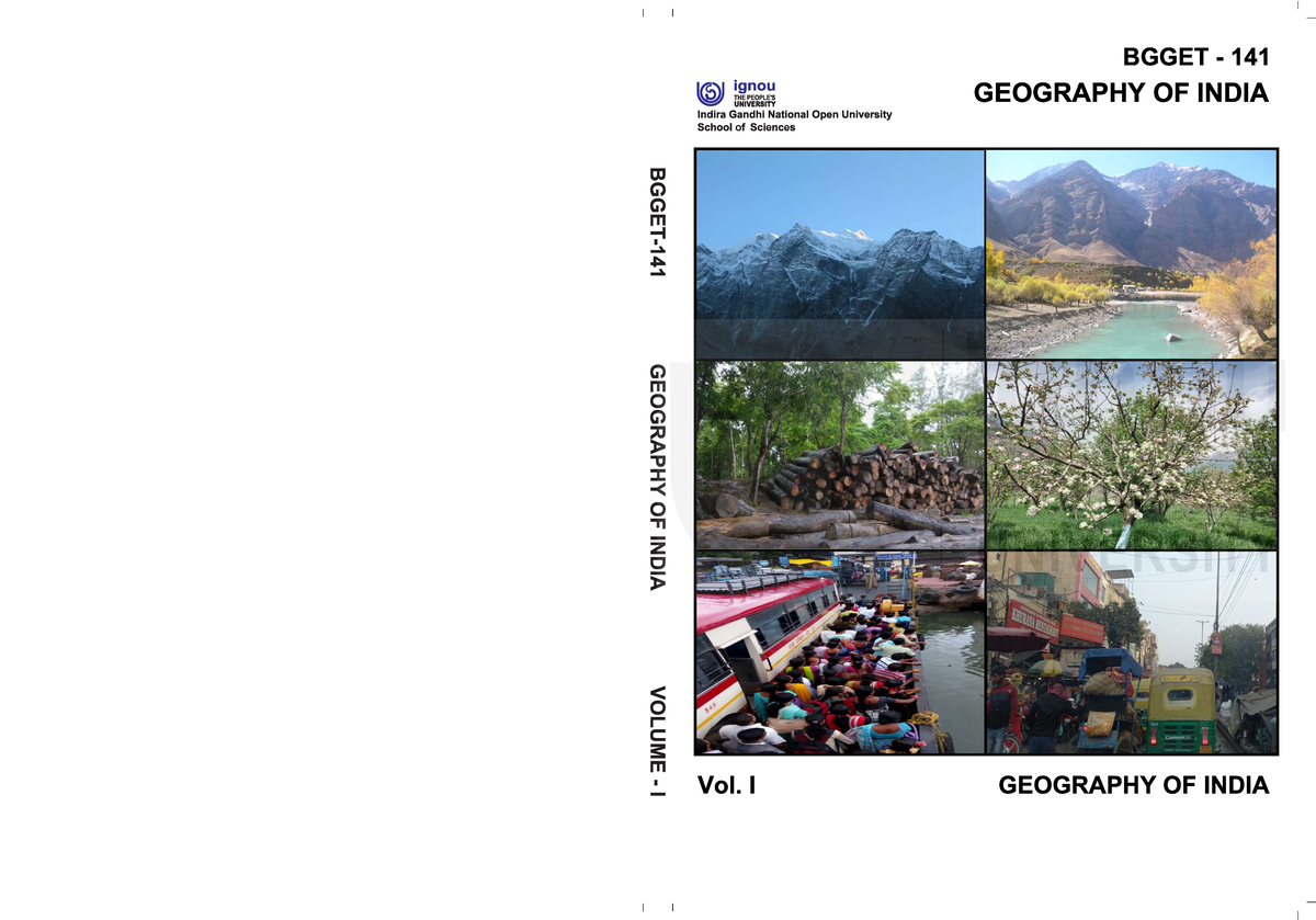 Block-1 - Geography Of India - B A Geography - Studocu