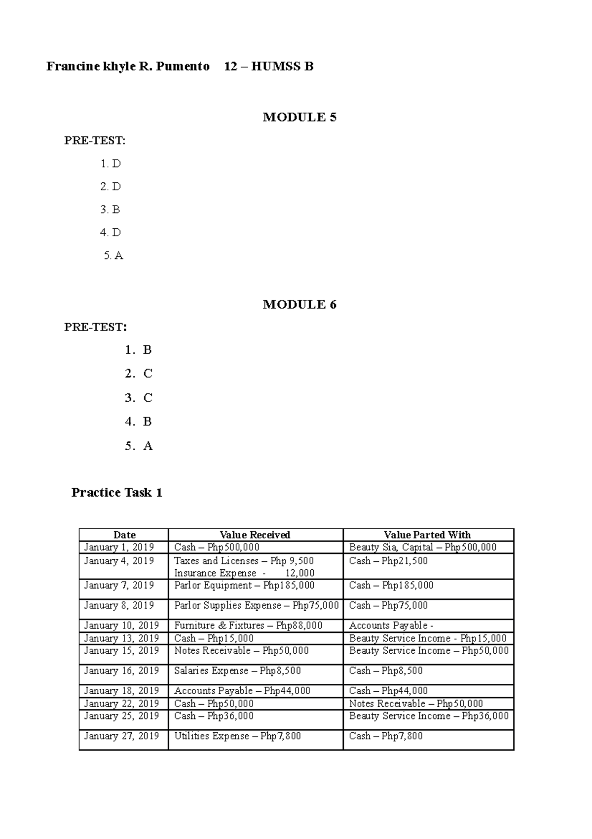 Entrep - to advance your reading - Francine khyle R. Pumento 12 – HUMSS ...