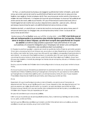 Commentaire D'arrêt - TD N°2 Droit Des Contrats Spéciaux - Commentaire ...