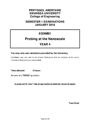 EGNM01 Alternative Assessment 21-22 - PRIFYSGOL ABERTAWE SWANSEA ...