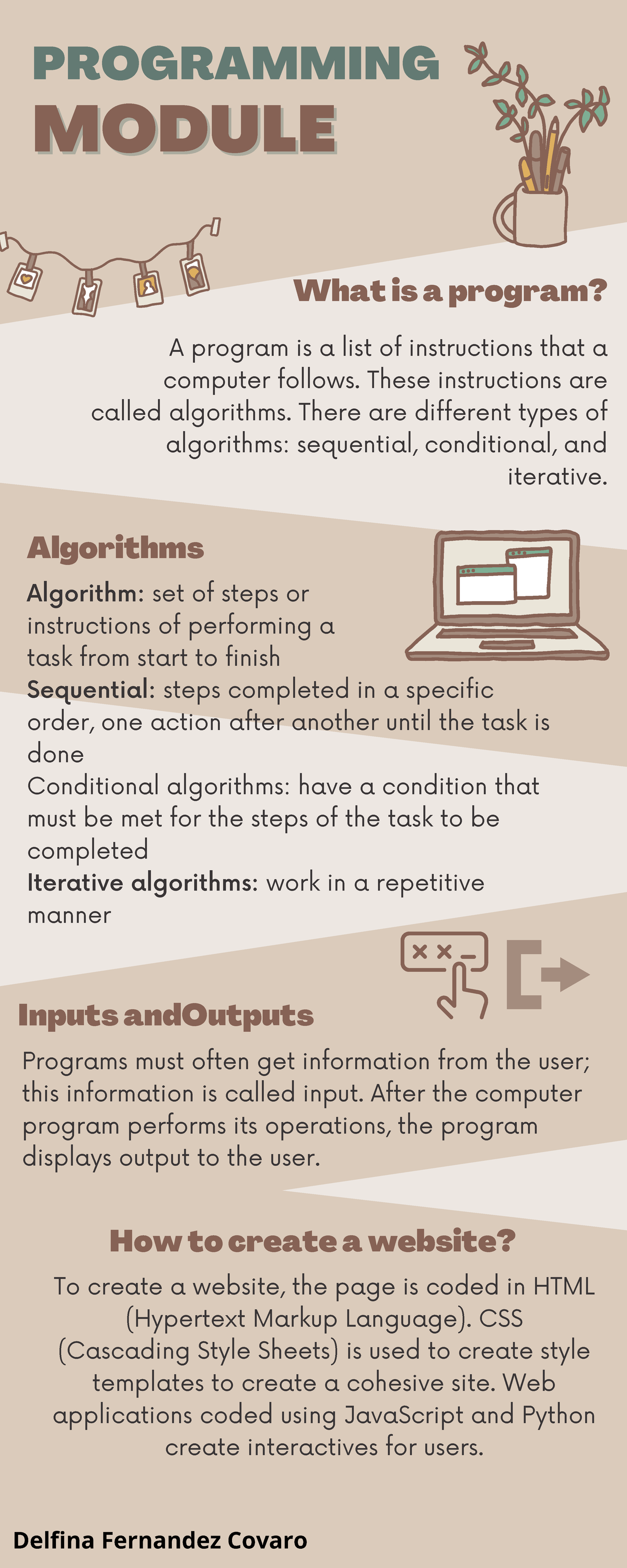 Programming module-2 - MODULEMODULE Algorithm: set of steps or ...