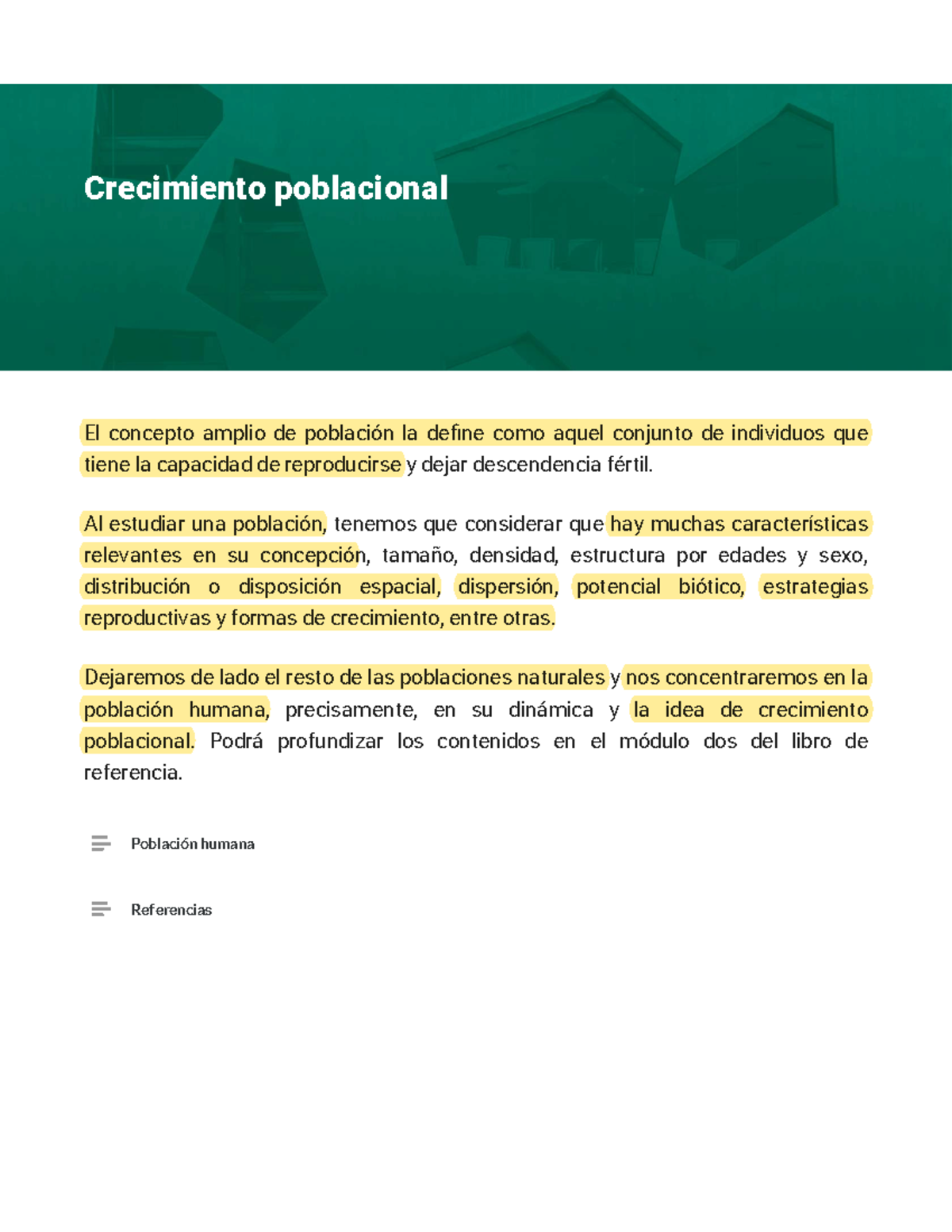 Crecimiento Poblacional Eyd Bgo U El Concepto Amplio De Poblaci La Define Como Studocu