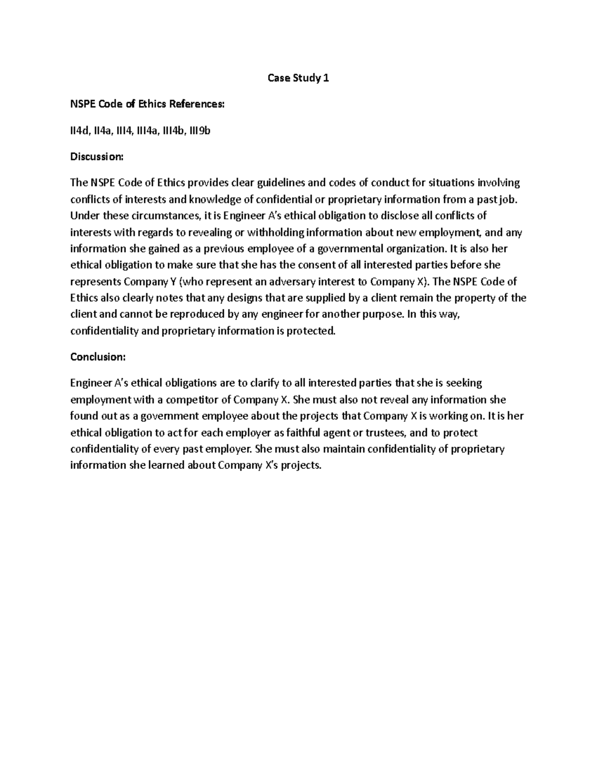 Chapter 2 Engineering Ethics Case Studies NSPE Code of Ethics