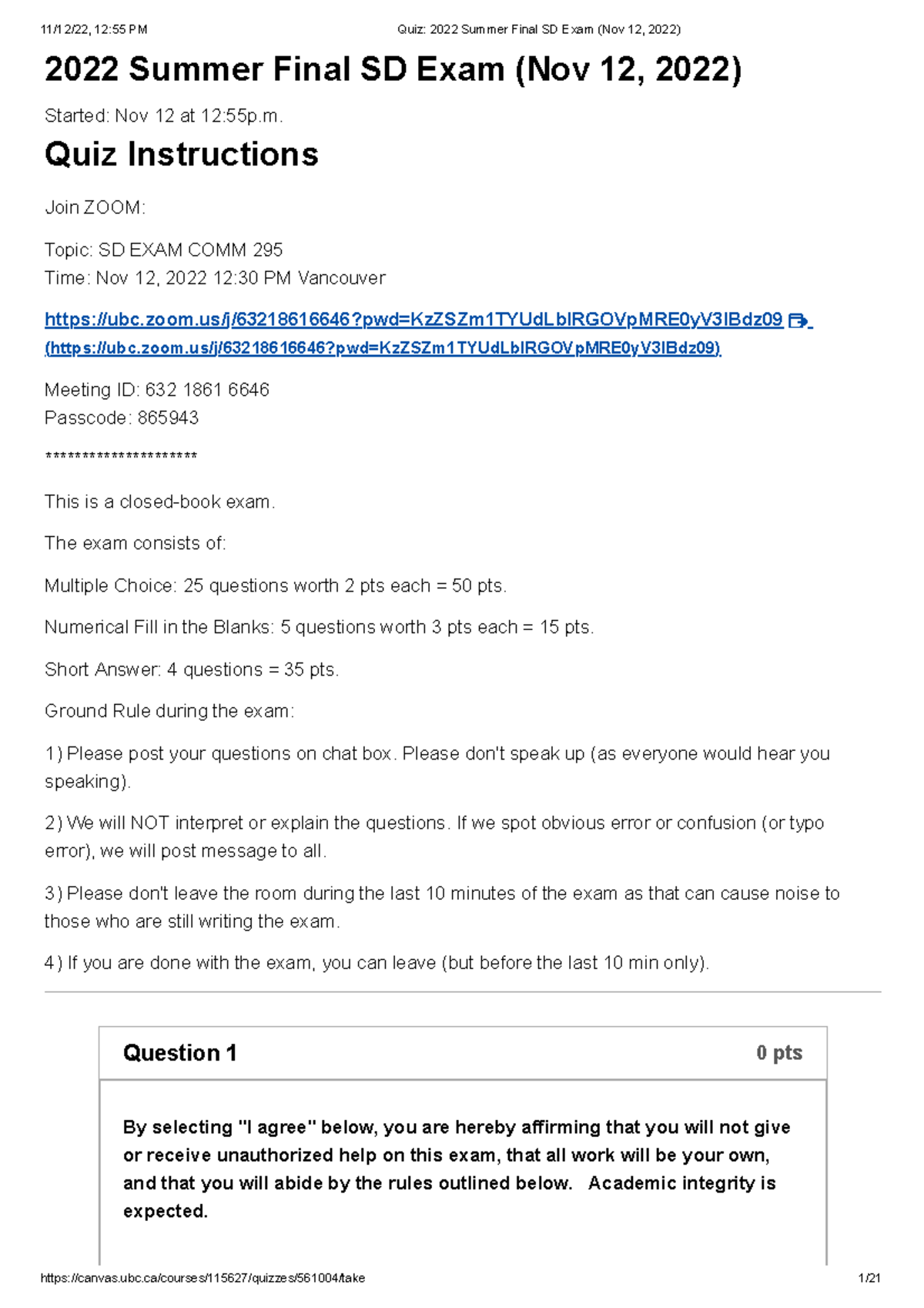 Quiz 2022 Summer Final SD Exam (Nov 12, 2022) - 2022 Summer Final SD ...