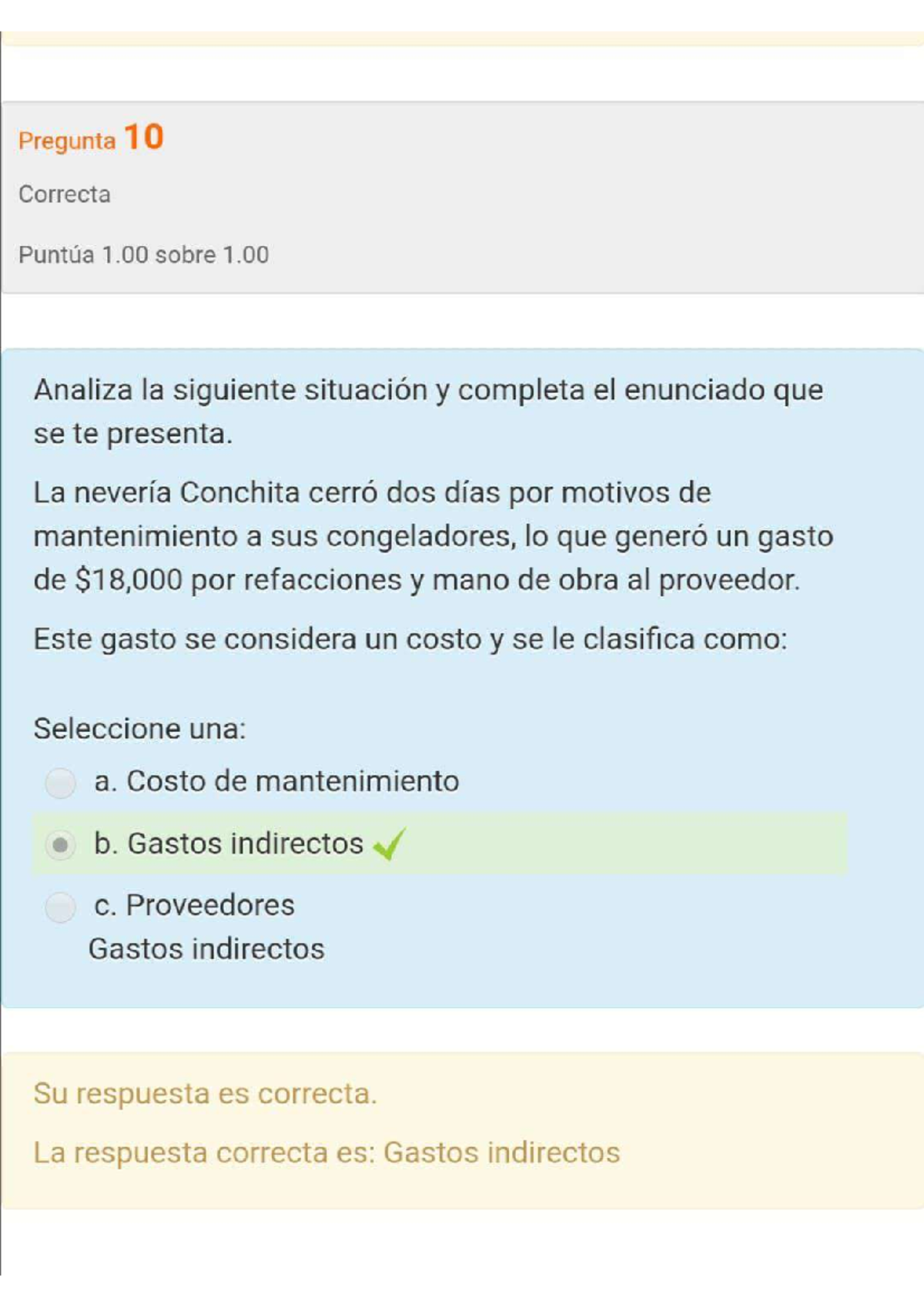 Examen Contabilidad De Costos 1 - Studocu