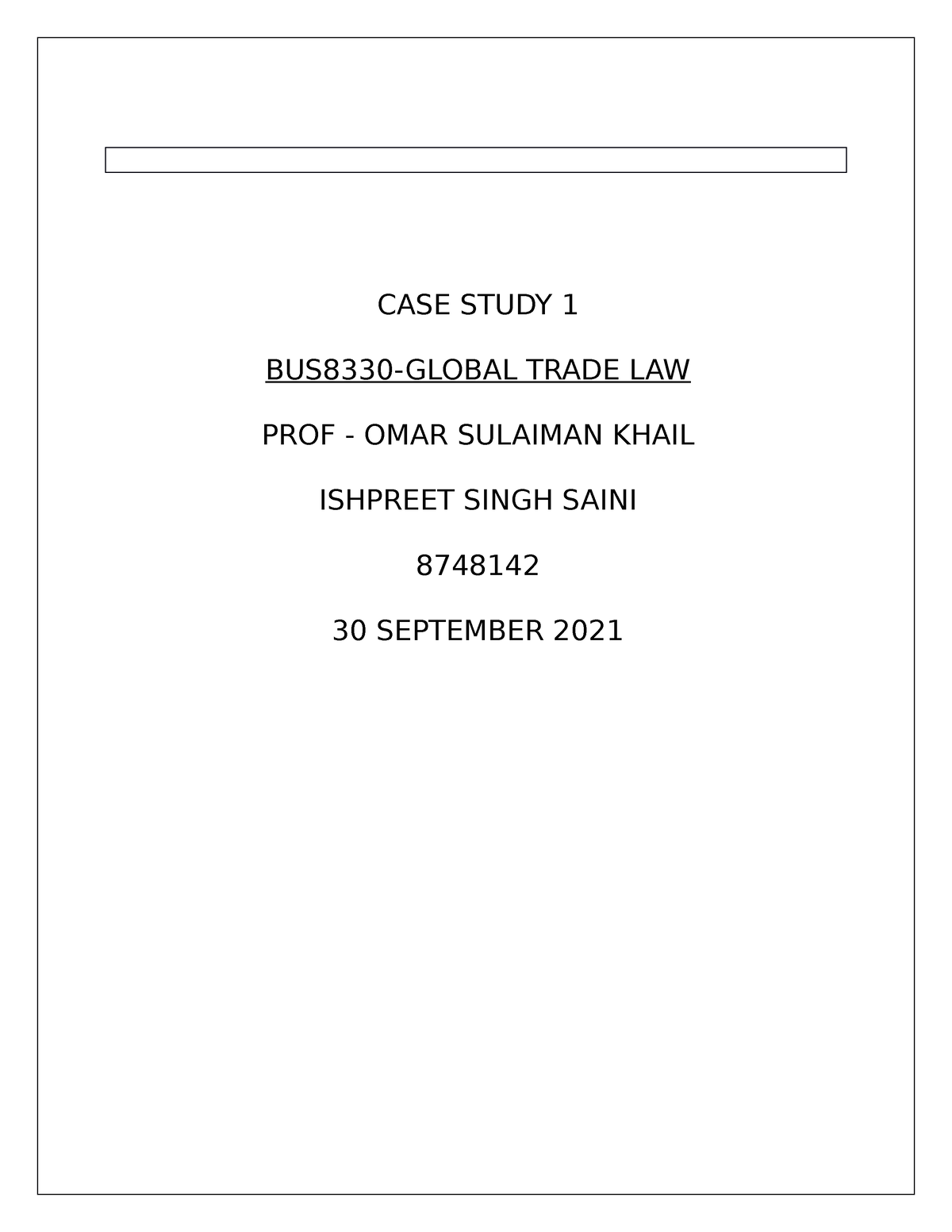 global trade law case study 2