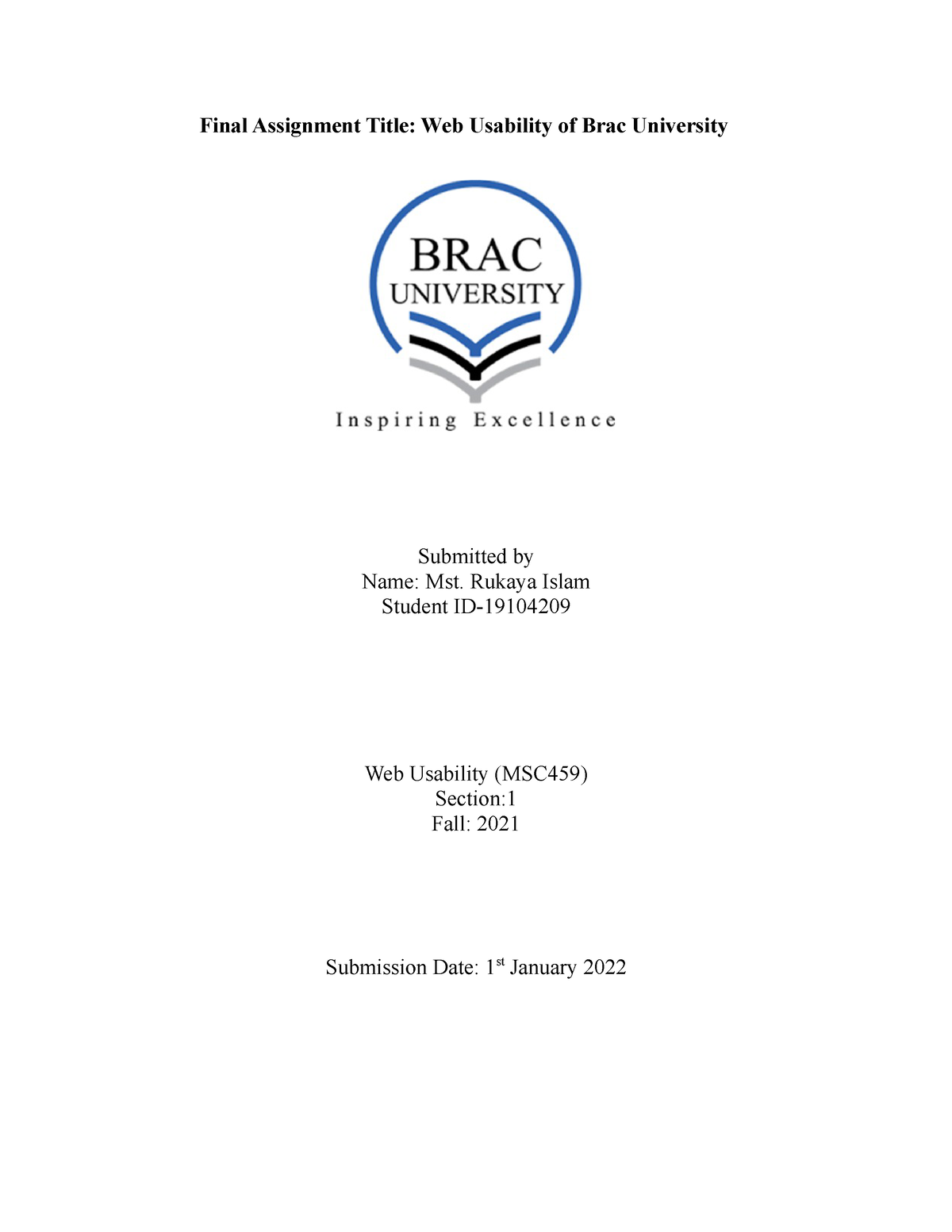 brac university thesis template