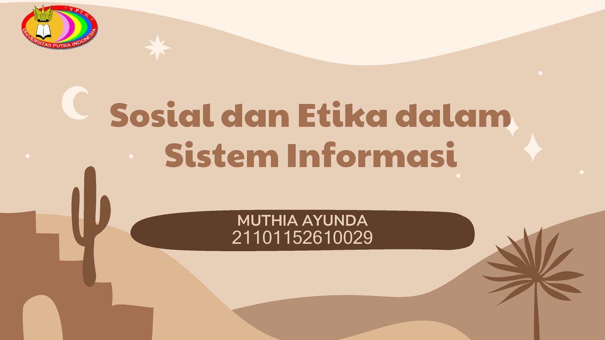 Sosial Dan Etika Dalam Sistem Informasi - Sosial Dan Etika Dalam Sistem ...