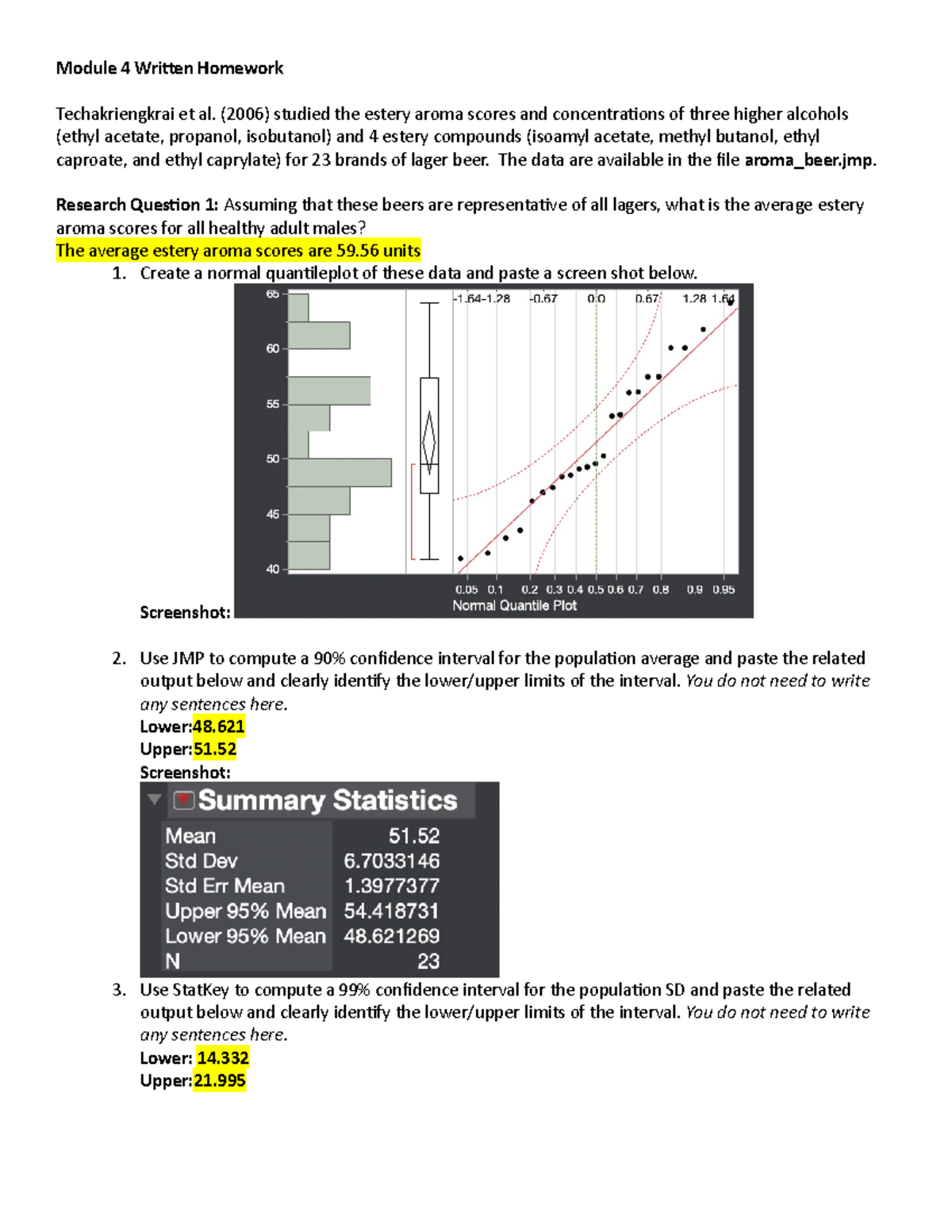 Module 4 Computer Homework 110 Module 4 Written Homework