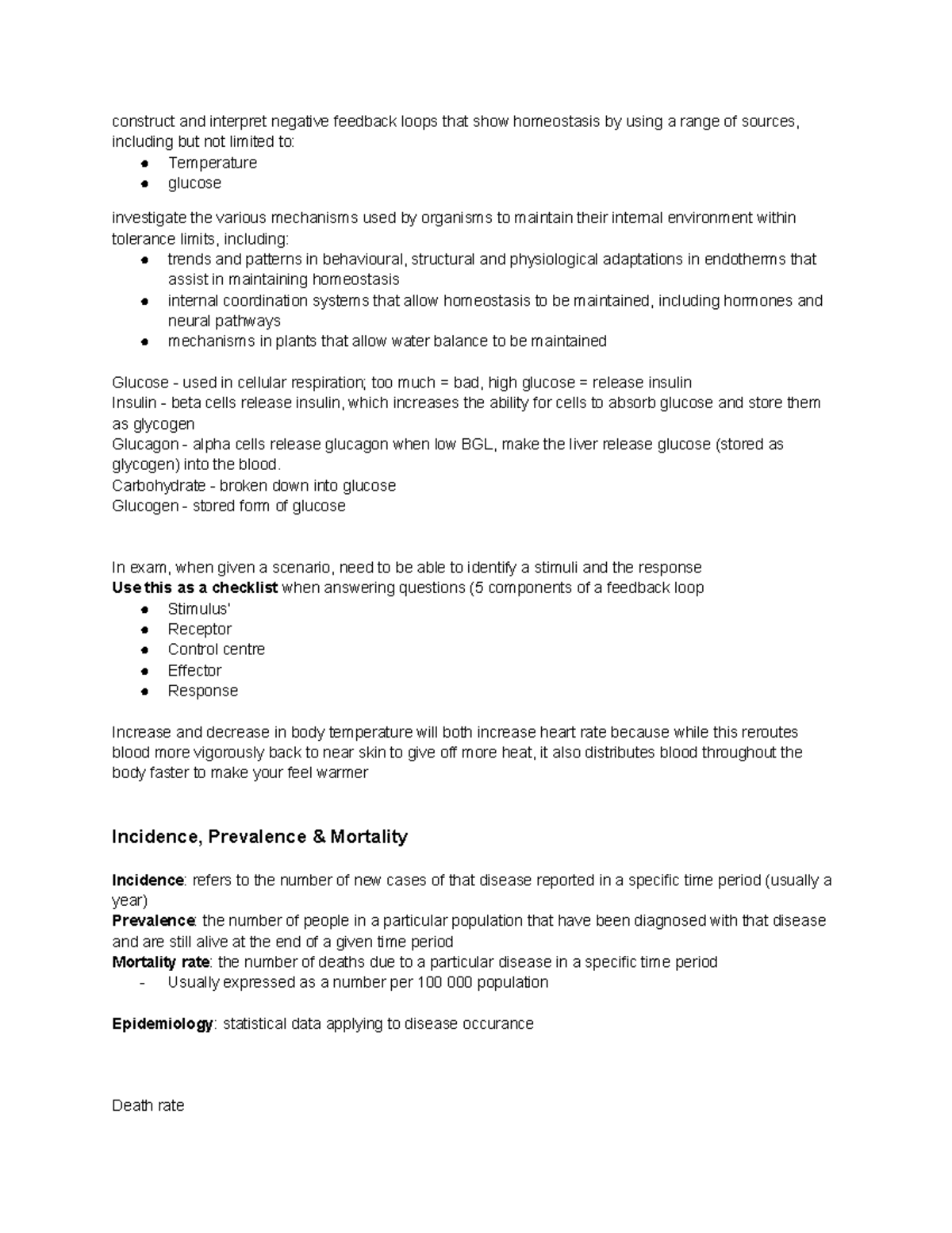 Module 8 Non-infectious disease and disorders - construct and interpret ...