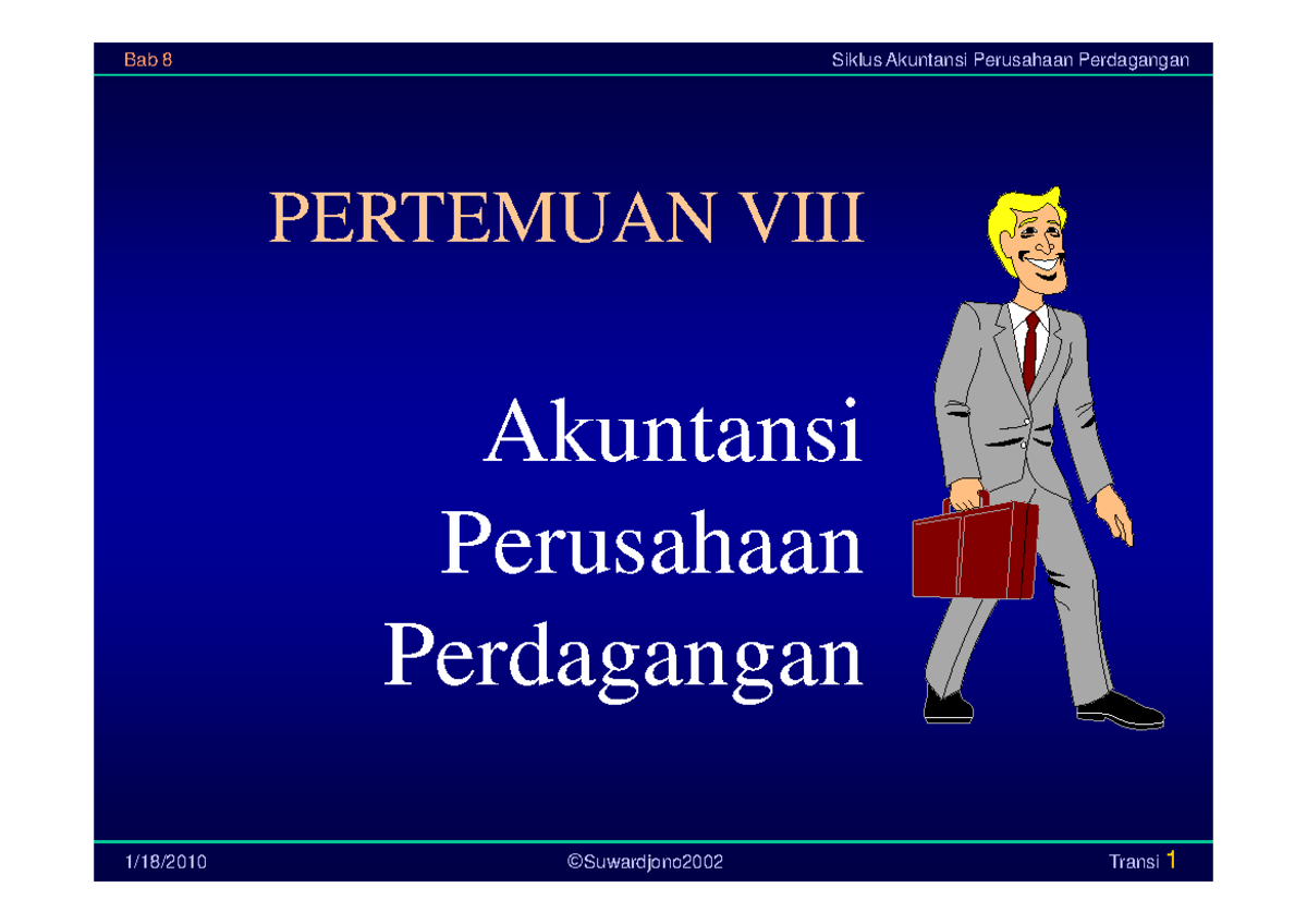 Tutorial Pertemuan Viii Akuntansi Akuntansi Perusahaan