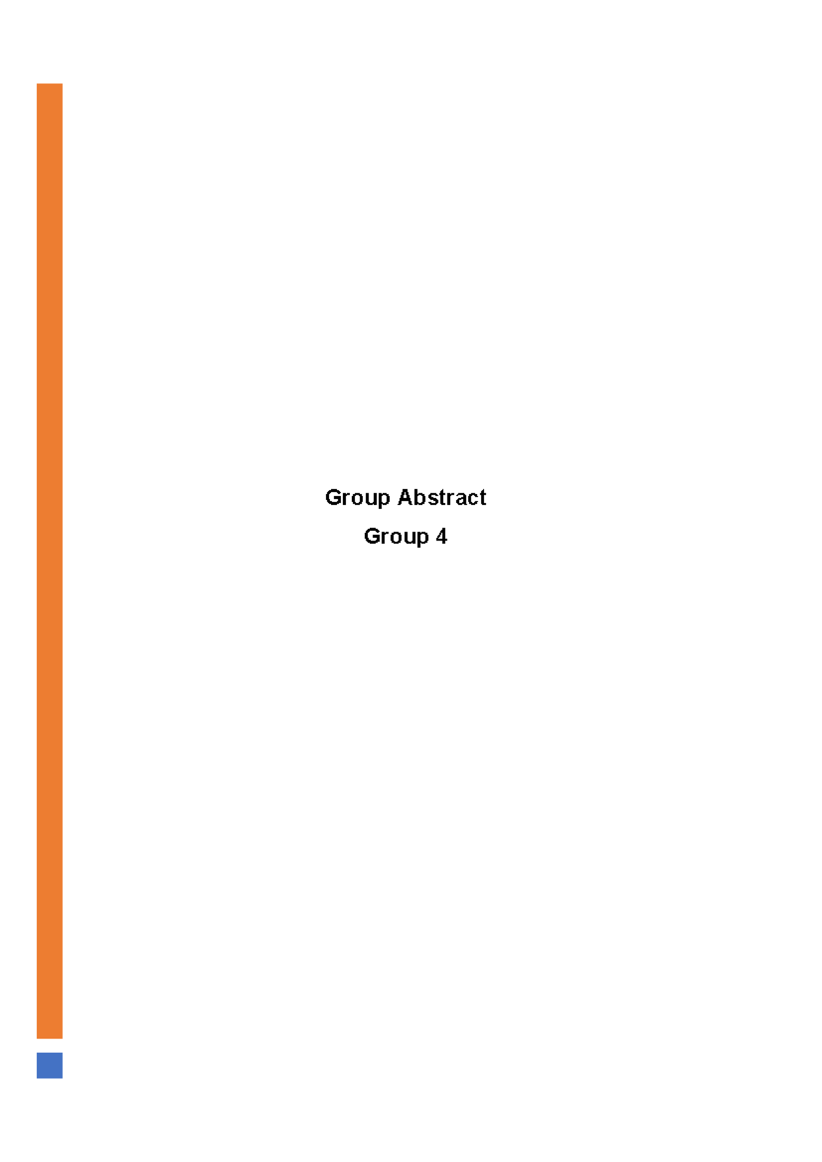 Final Group Abstract - Group 4 -2 - Group Abstract Group 4 Gr 1 ...