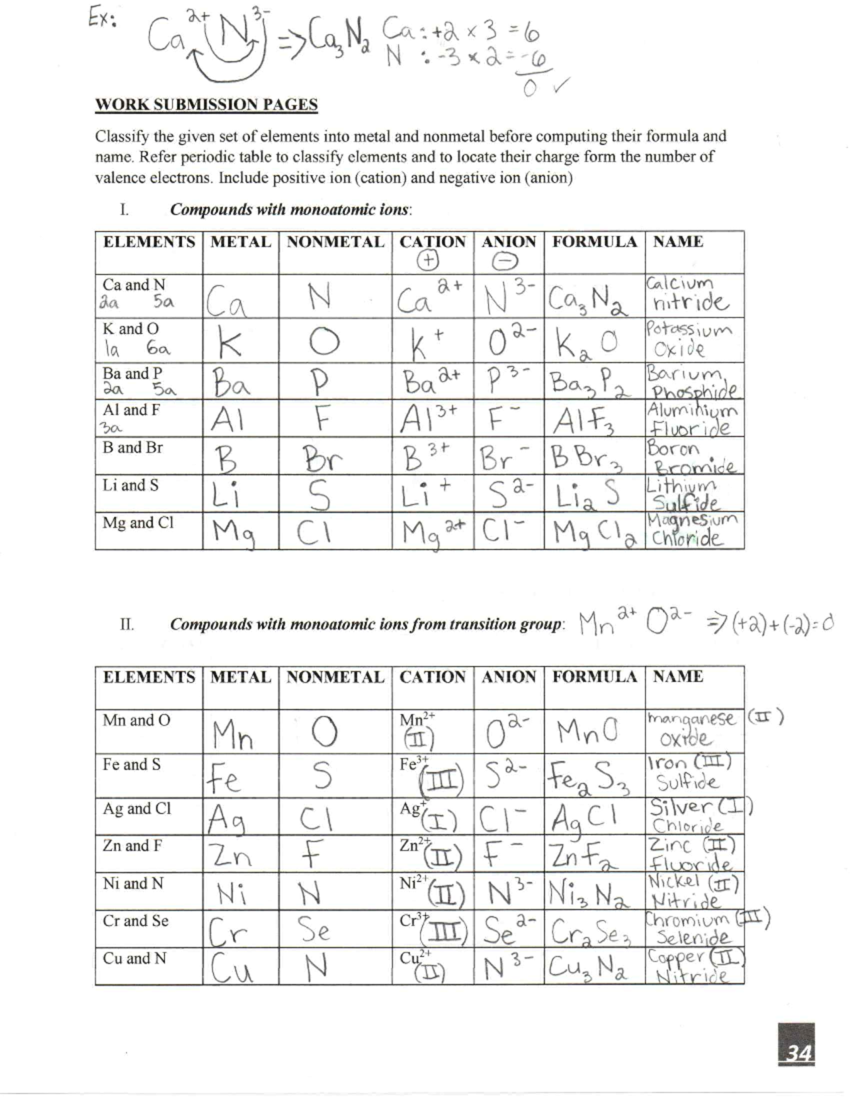 Lab 5- Polyatomic Ions - CHEM1151 - Studocu