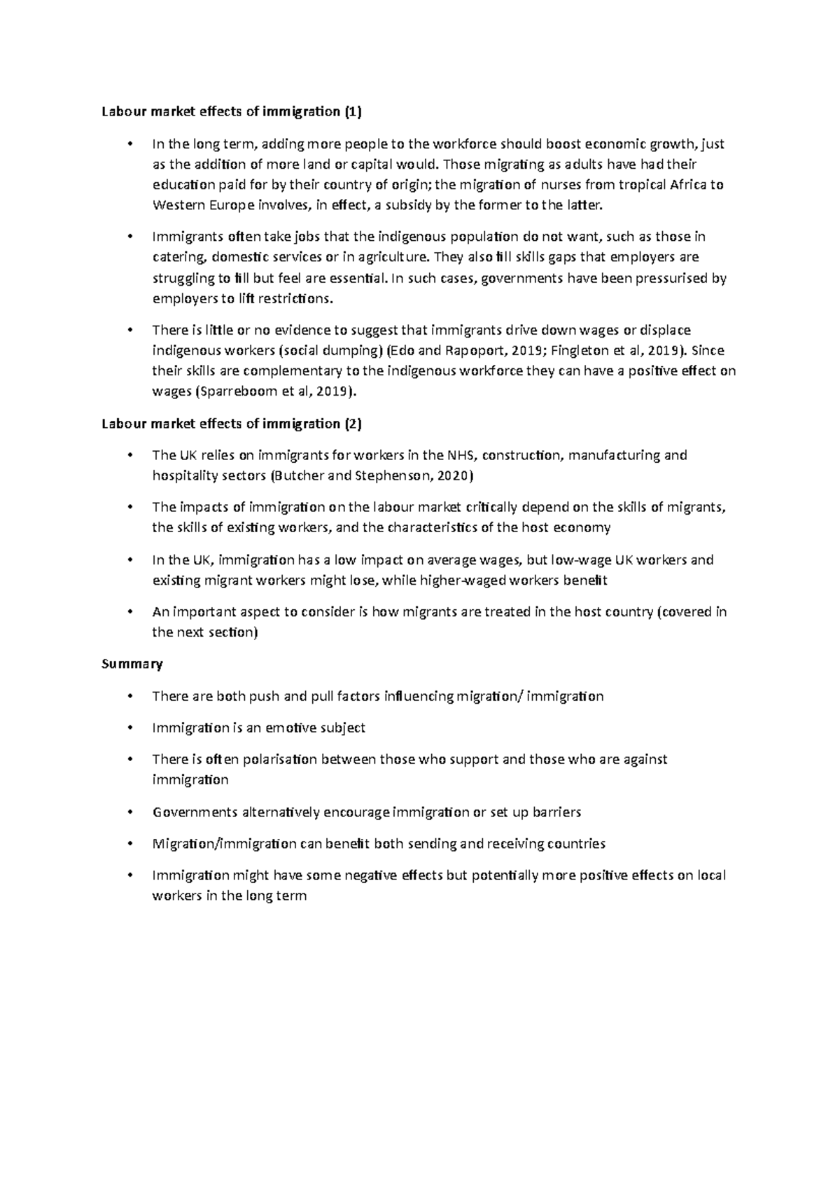 Labour market effects of immigration - Those migrating as adults have ...