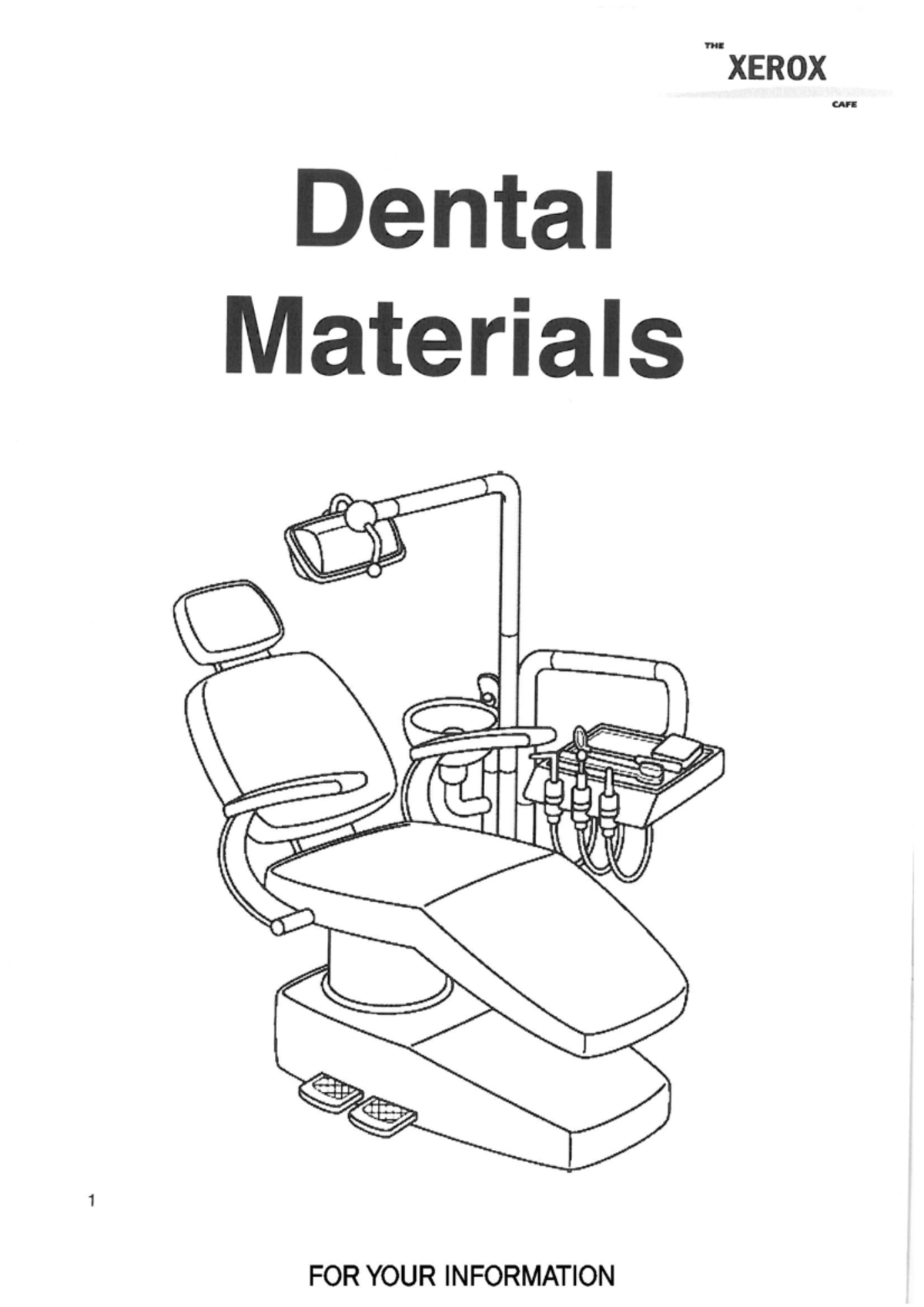 Xerox Dental Materials Dental Medicine Studocu