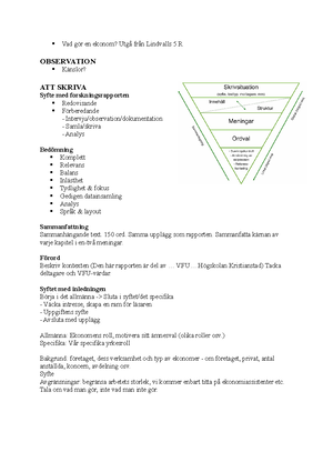 Forskningsrapport 1 - Betyg: VG - Forskningsrapport Delprov 1 (3 Hp ...