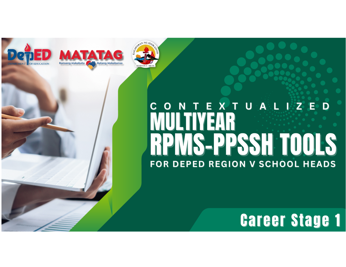 RPMS Ppssh CS1 - RPMS - KRA 1. LEADING STRATEGICALLY (10%) OBJECTIVE (5 ...