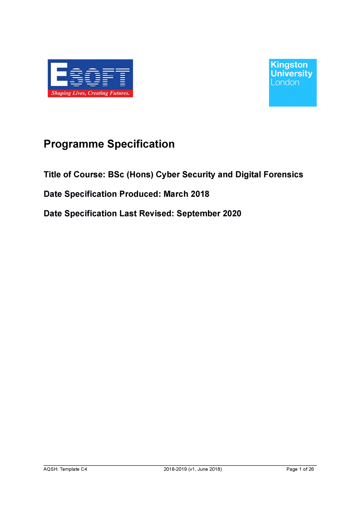 Cyber Security And Digital Forensics, BSc(Hons) ( Esoft) 2022-23 ...