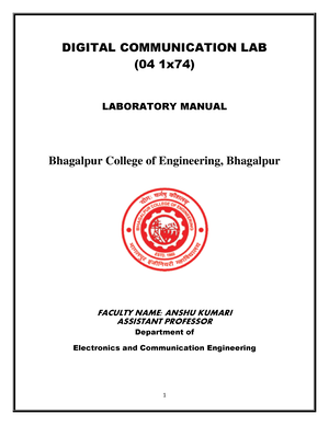 Digital communication lab Manual DIGITAL COMMUNICATION LAB 04