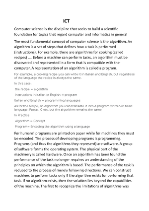 Caie Igcse Computer Science 0478 Theory V1 - ZNOTES ####### SUMMARIZED ...