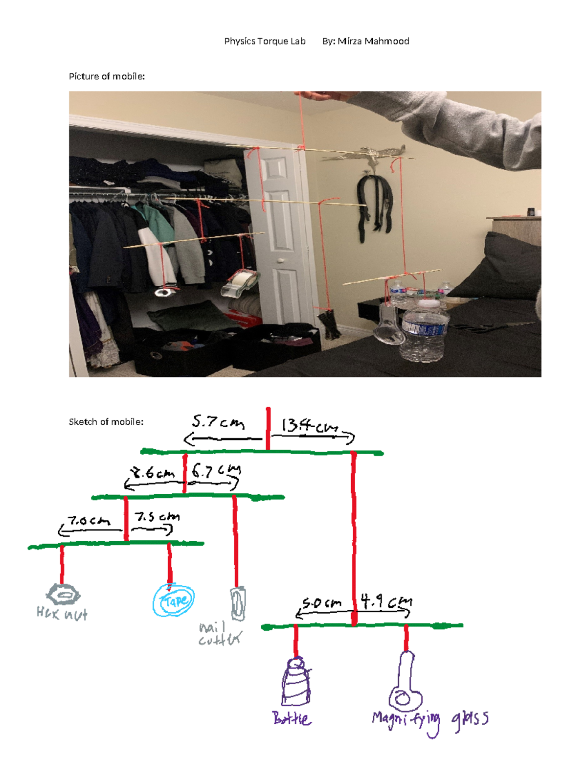 Phys Lab Torque - phys lab - Phys*1080 - Physics Torque Lab By: Mirza ...