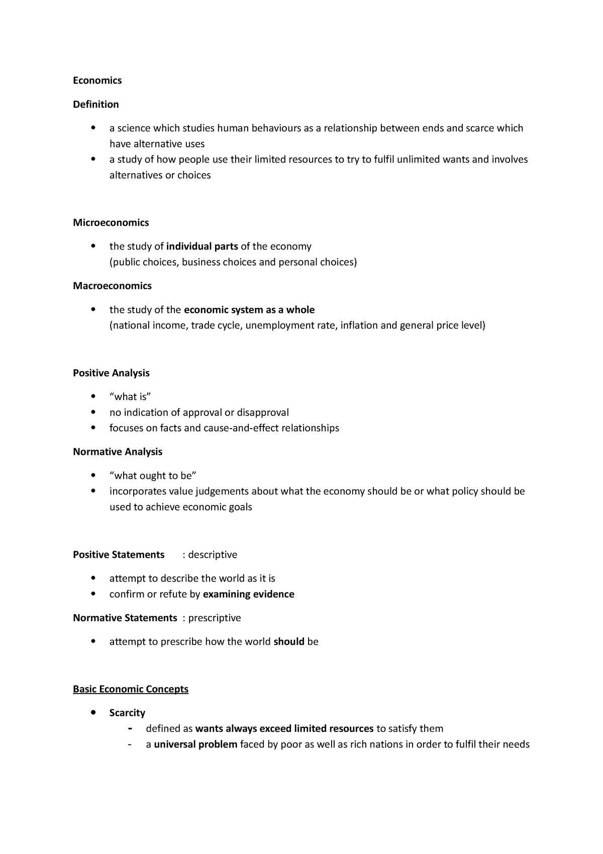 notes-heh-economics-definition-a-science-which-studies-human