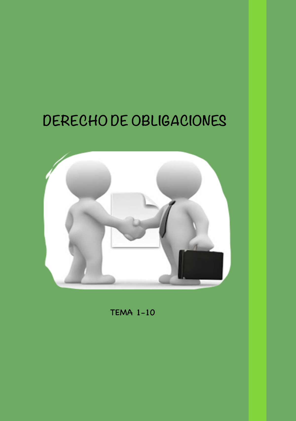 Derecho De Obligaciones 1 10 Derecho De Obligaciones Tema 1 Tema 1 Concepto Y Fuentes De Las 9695