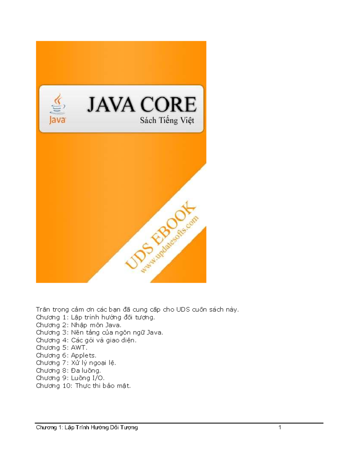 Core Java(Tieng Viet) - hoc java - ☎ ☛ ☞ ☎ ☎ ☛ ☎ - Studocu