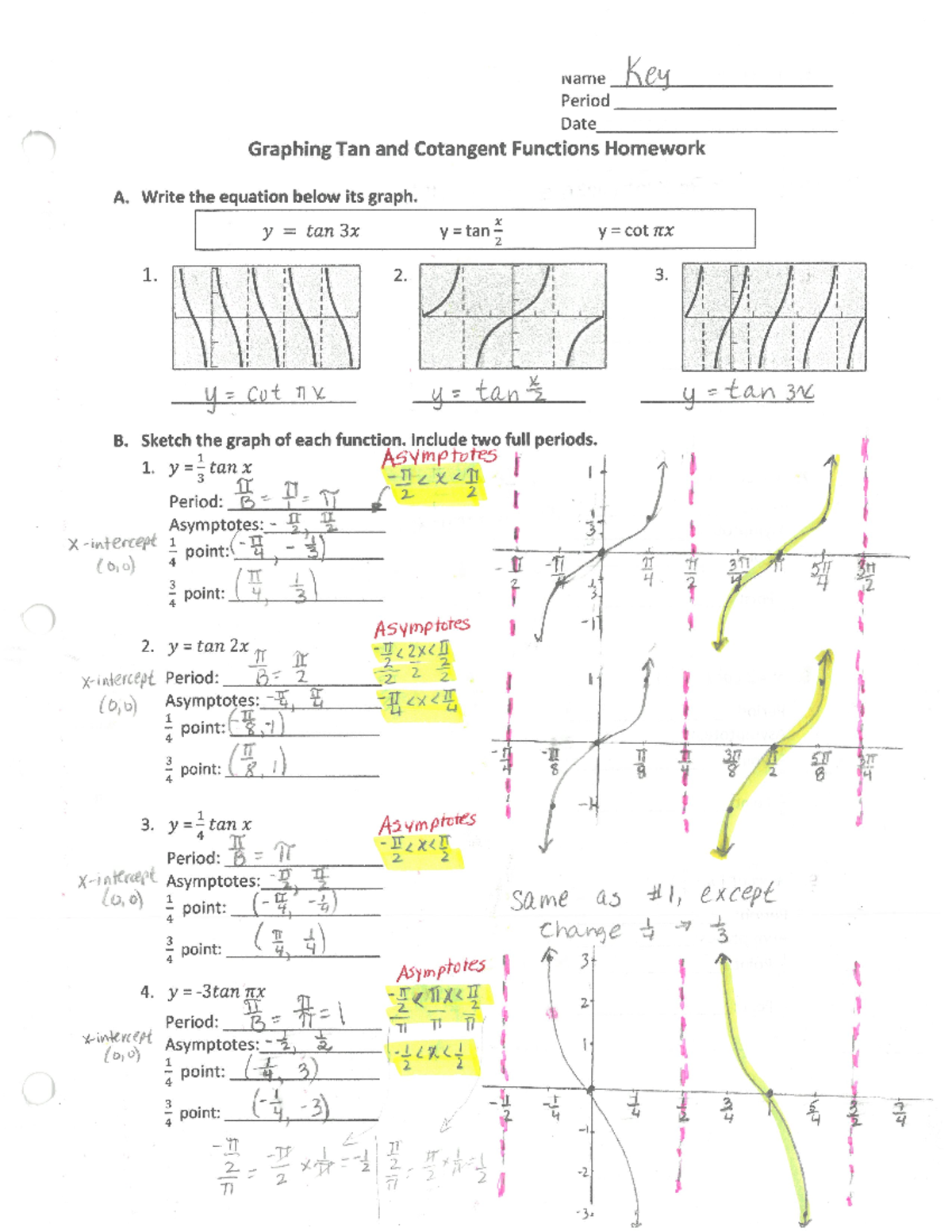 graphing-tangent-and-cotangent-functions-homework-mte-3-studocu