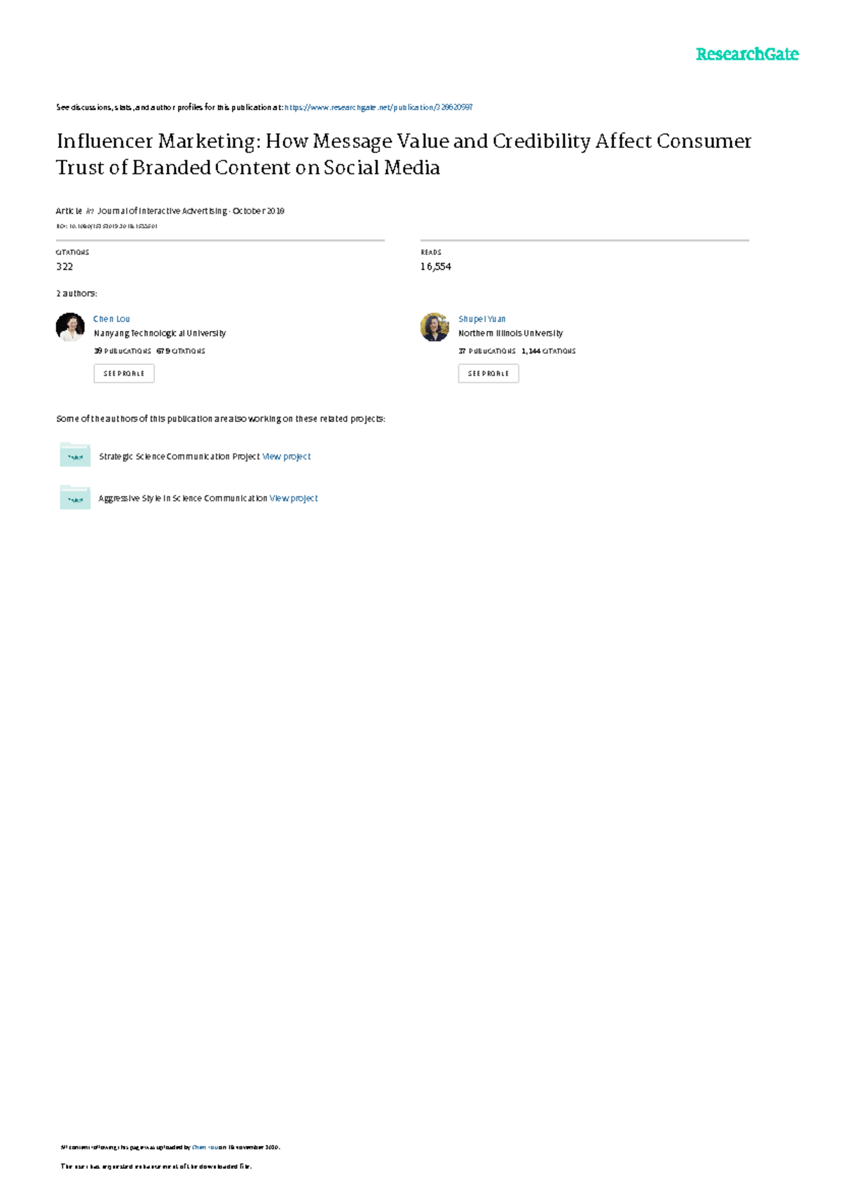 Influencer Marketing How Message Valueand Credibility Affect Consumer ...