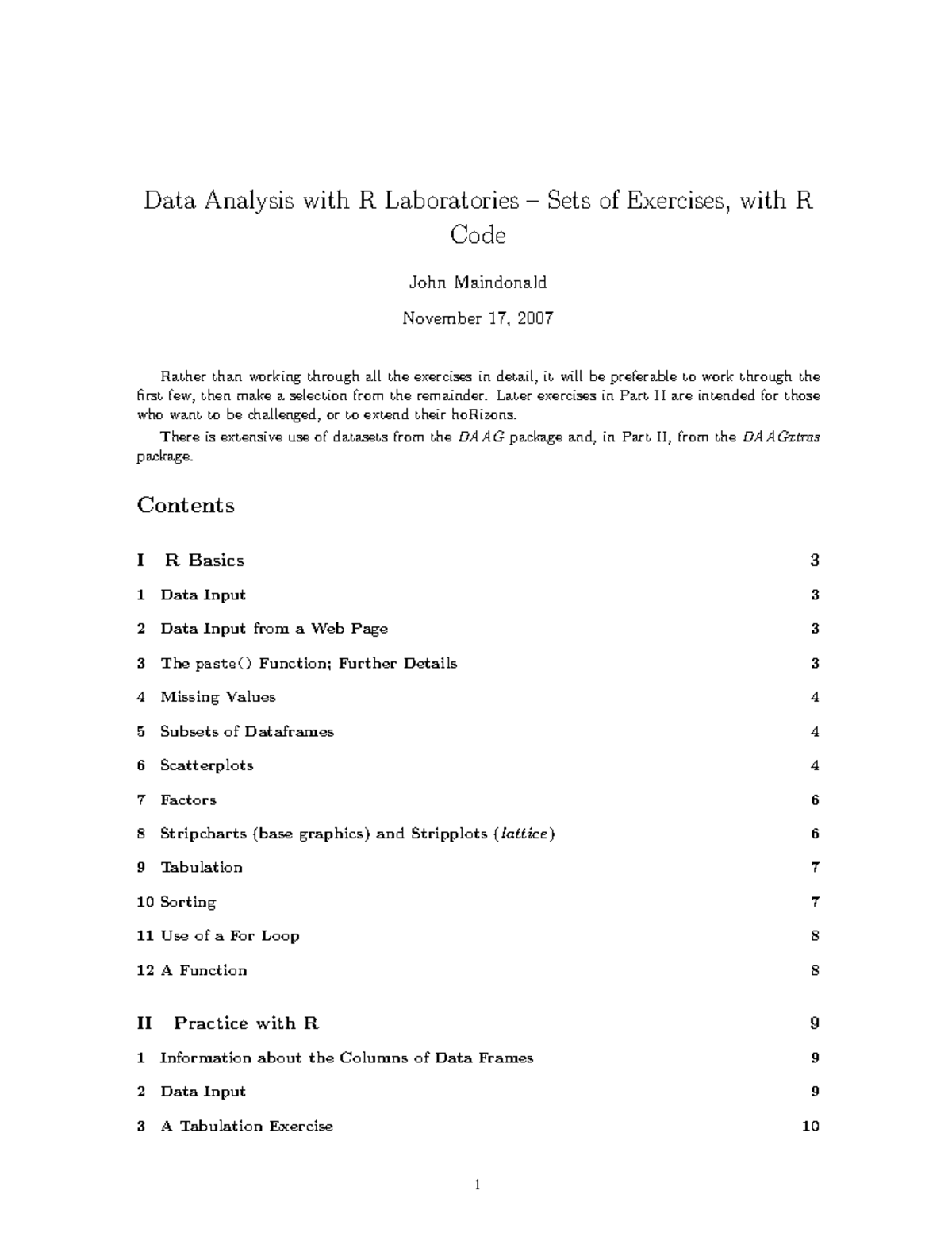R-exercises - lorem 30 - Data Analysis with R Laboratories – Sets of ...