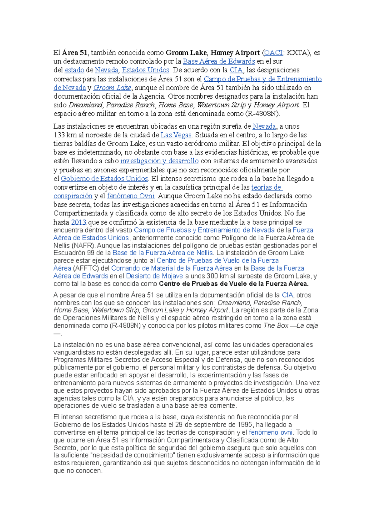 Siuuu - hgdegfyegfyg4 - El Área 51, también conocida como Groom Lake ...